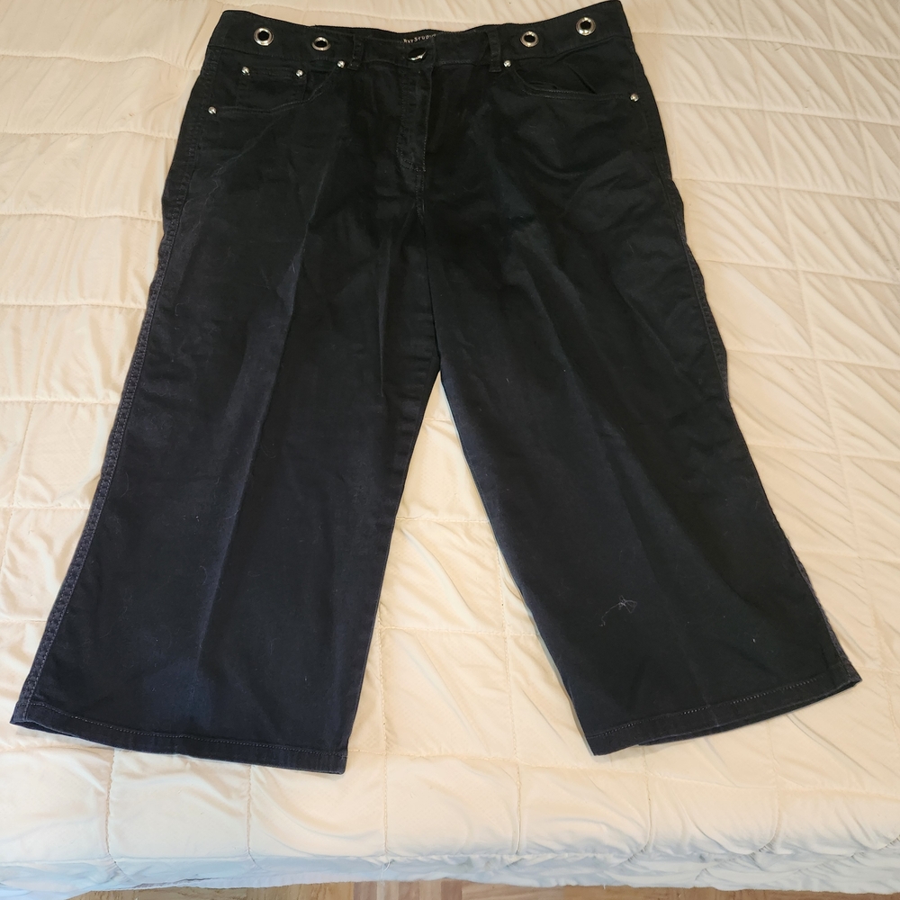 Black Crop Pants
